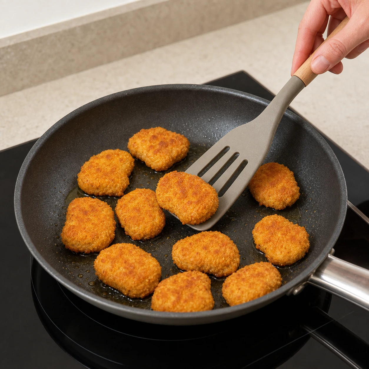 Nuggets et gnocchis tomate — cuire les nuggets