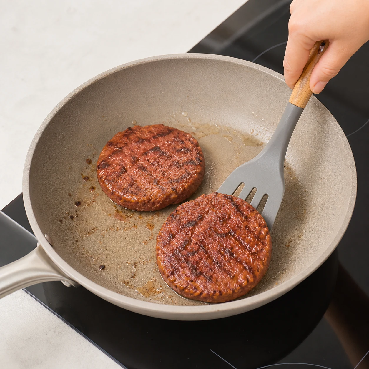 Burger Texas BBQ — cuire les burgers