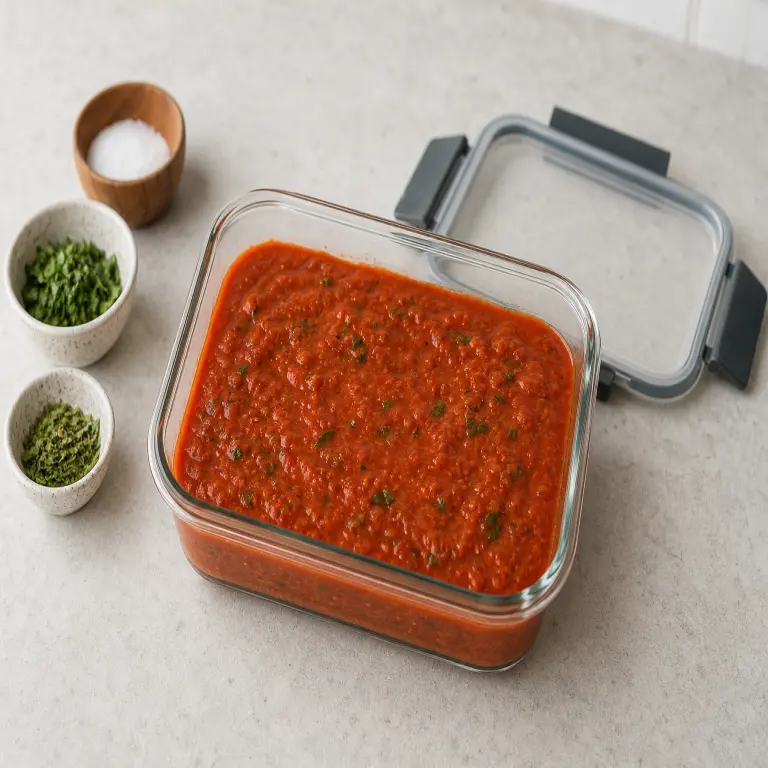 Sauce marinara · étape 3