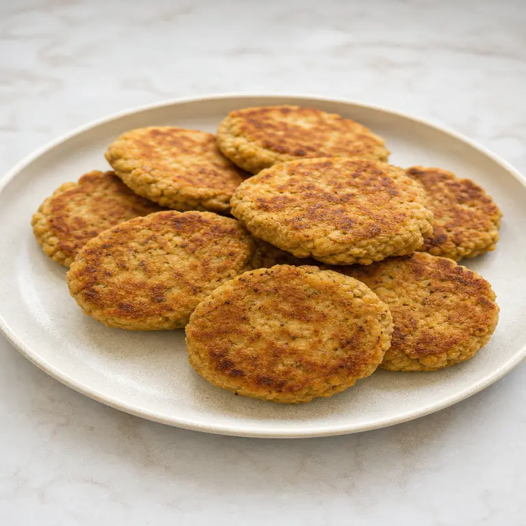 Galettes végétales façon poulet