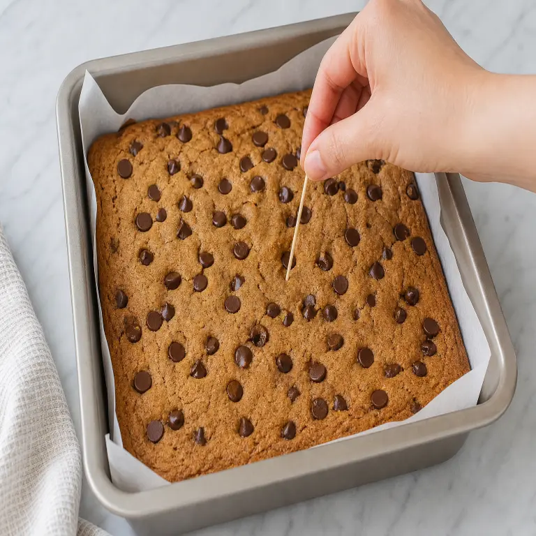 Blondies moelleux aux pépites de chocolat · étape 5