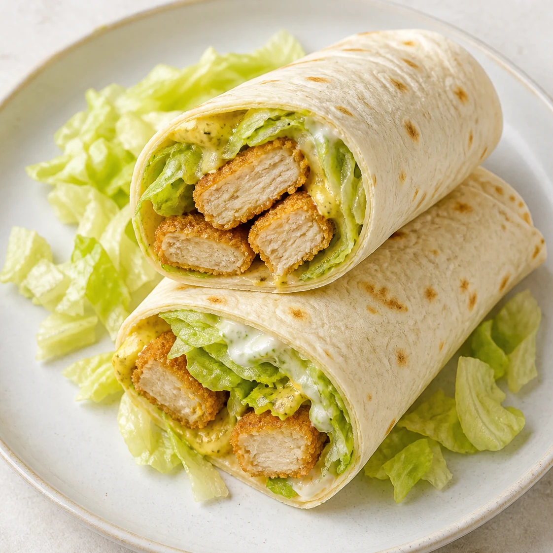 Wrap nuggets-moutarde