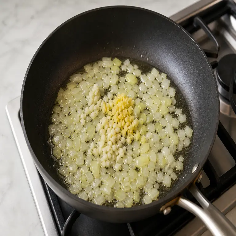 Poêlée épicée de haricots verts · étape 1