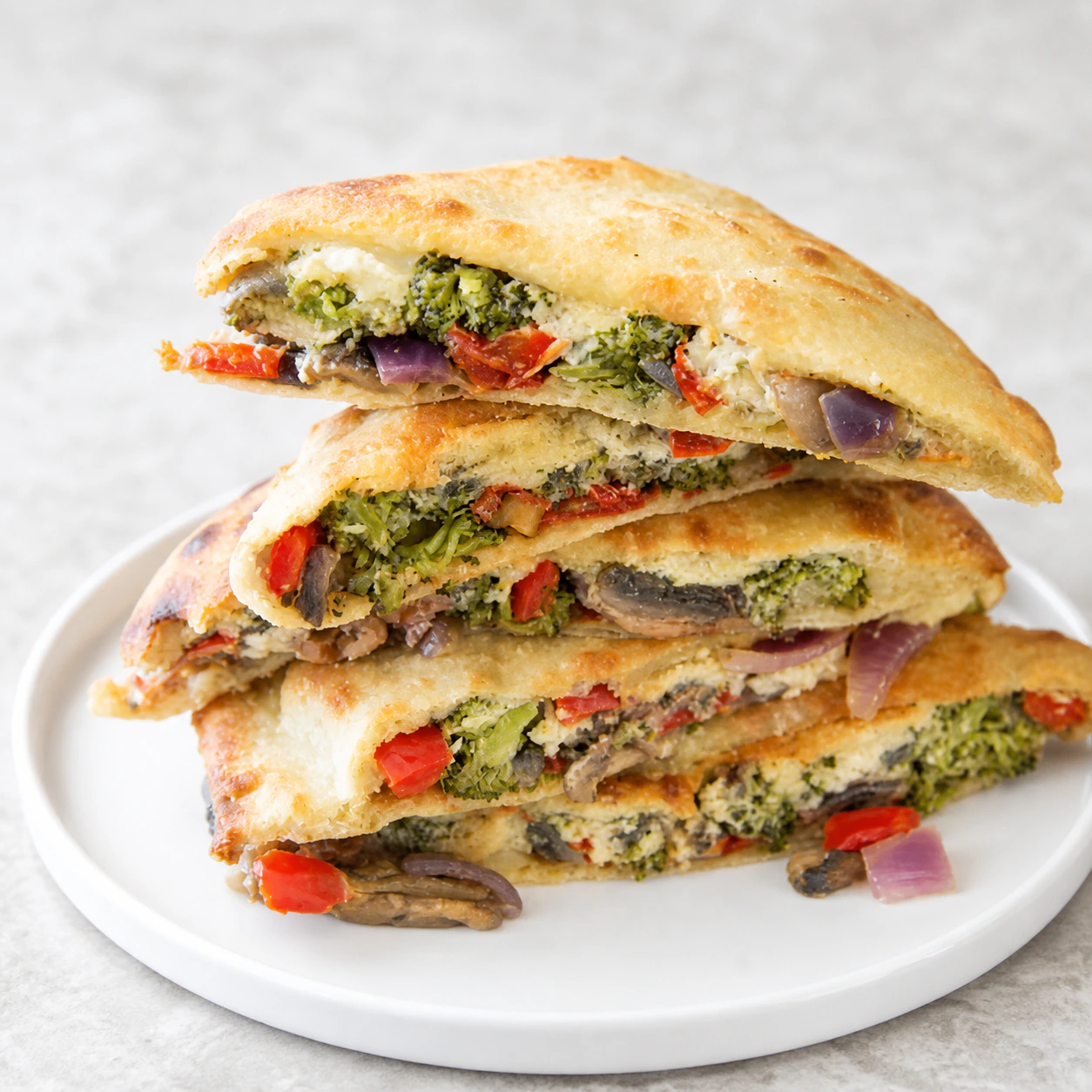 Calzone farci aux légumes