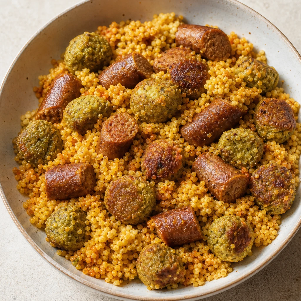 Couscous minute aux merguez