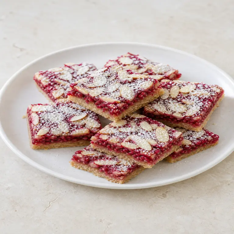 Barres sablées framboise-amande