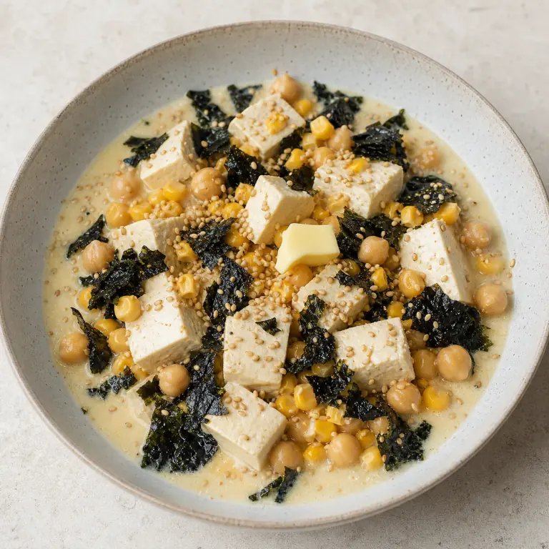 Tofu maïs nori
