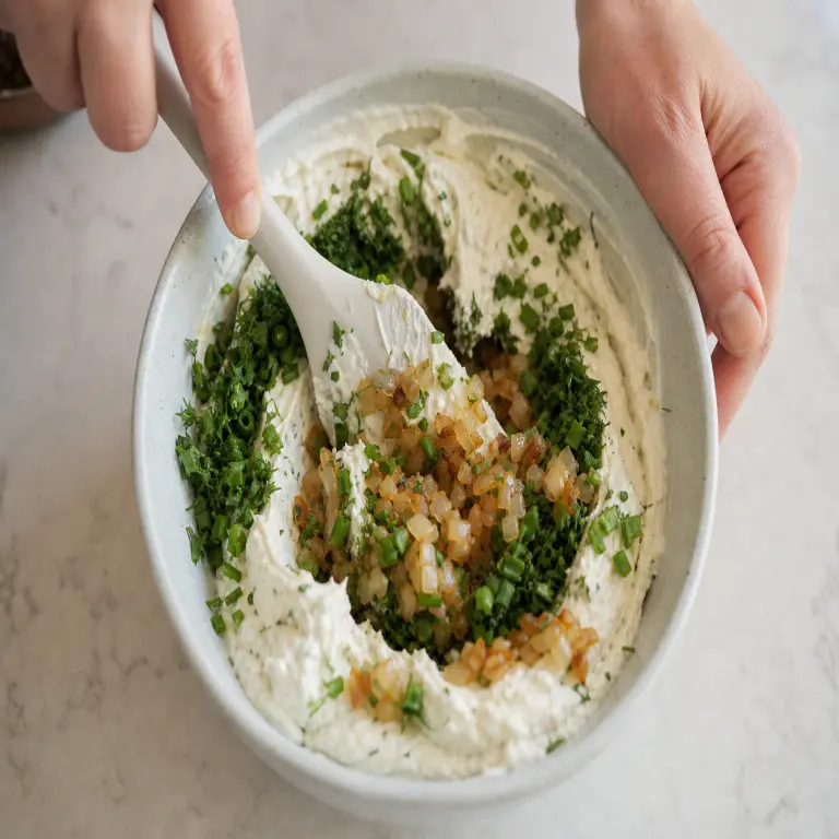 Sauce crémeuse à l’oignon · étape 5