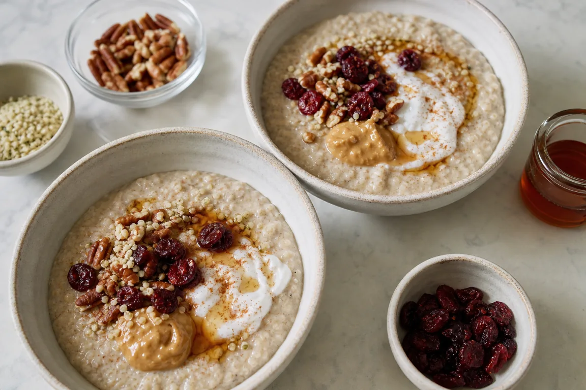 Illustration de l’étape « Étape 2 » pour la recette Porridge de noix de coco à sarrasin.