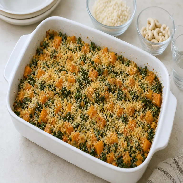Gratin de chou kale et courge · étape 4