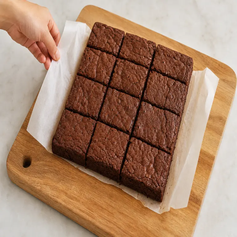 Brownies au chocolat et au tahini · étape 6