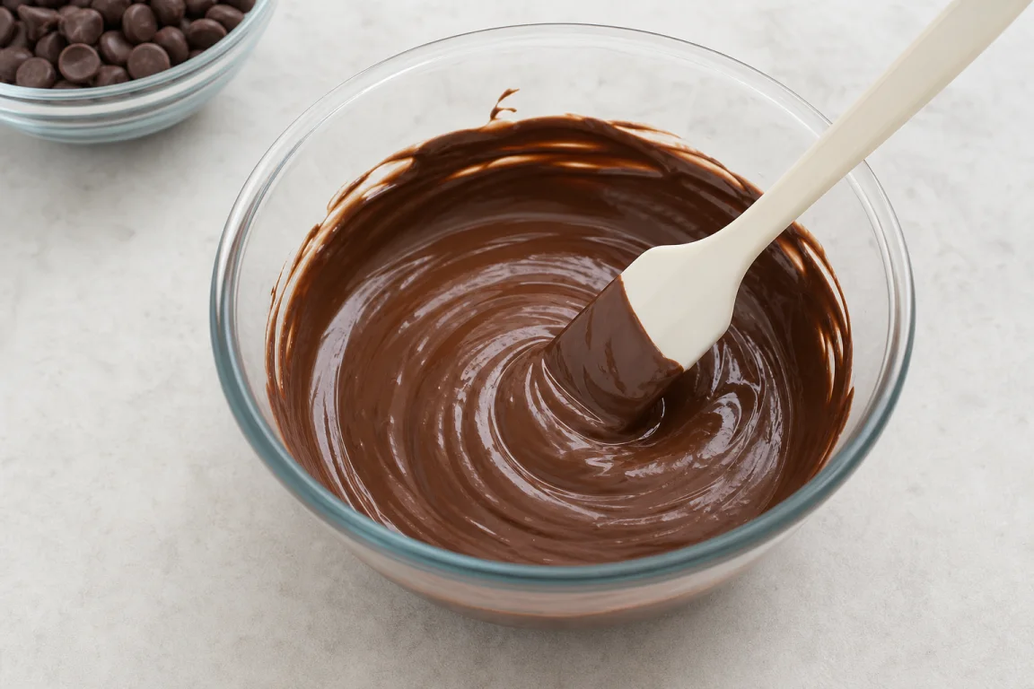 Illustration de l’étape « Étape 4 » pour la recette Riche cookies d'énergie chocolat.