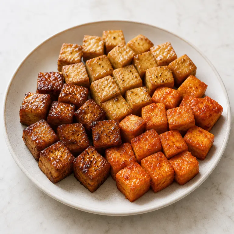Tofu au four de trois façons