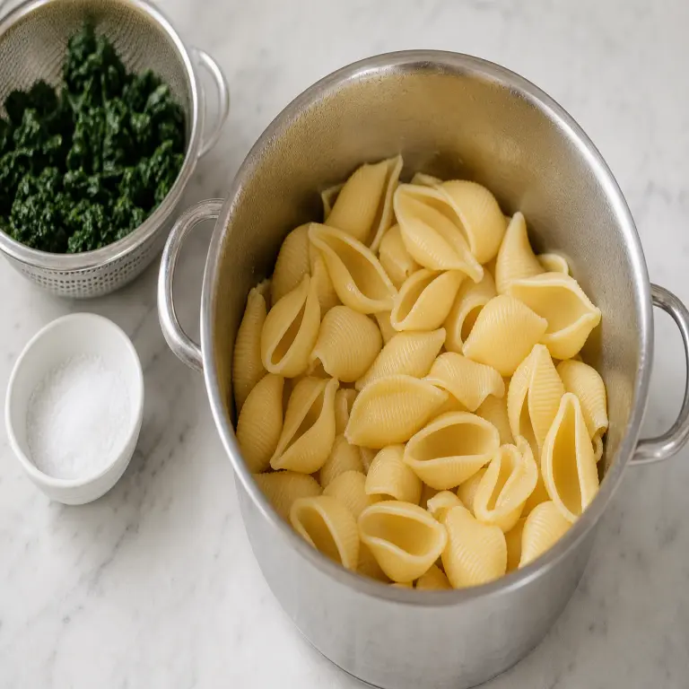Conchiglioni farcis · étape 2