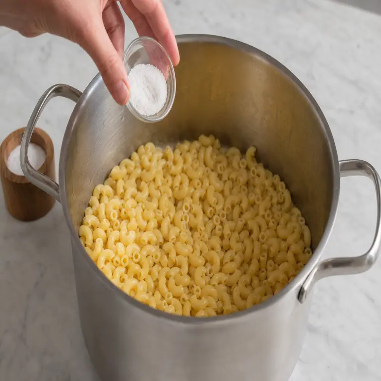 Macaronis au chili · étape 1