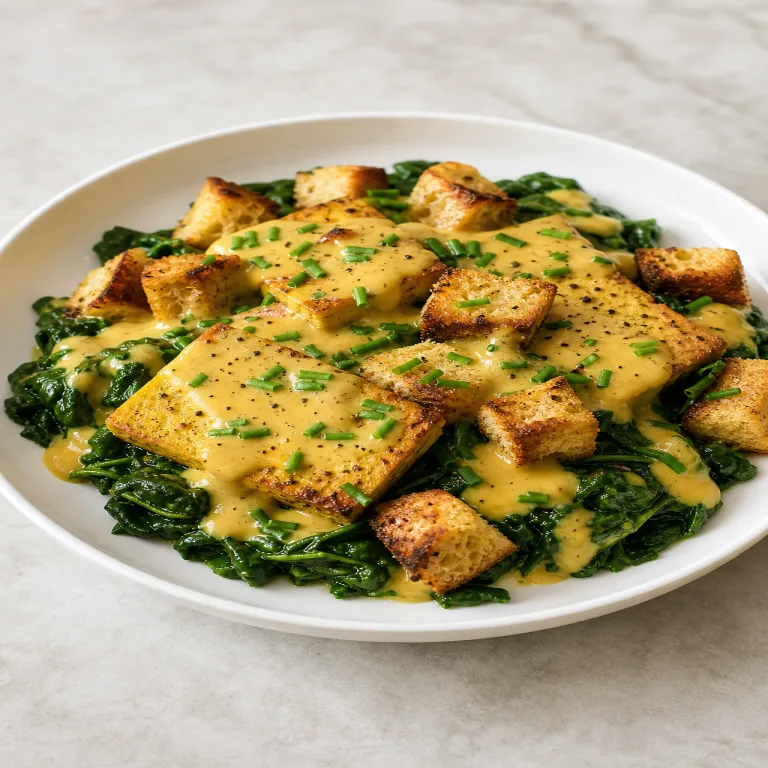 Tofu à la florentine