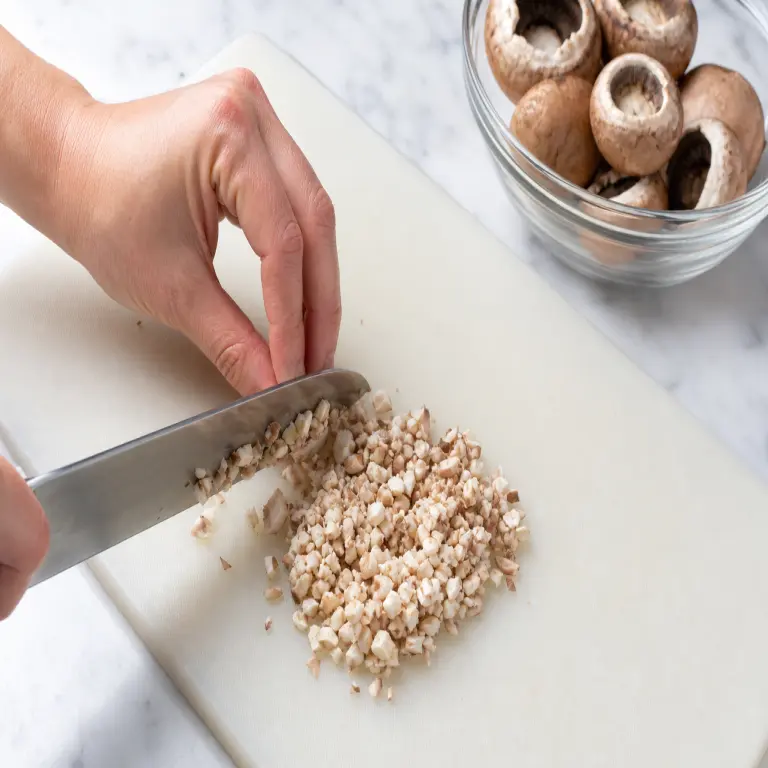 Champignons farcis · étape 2