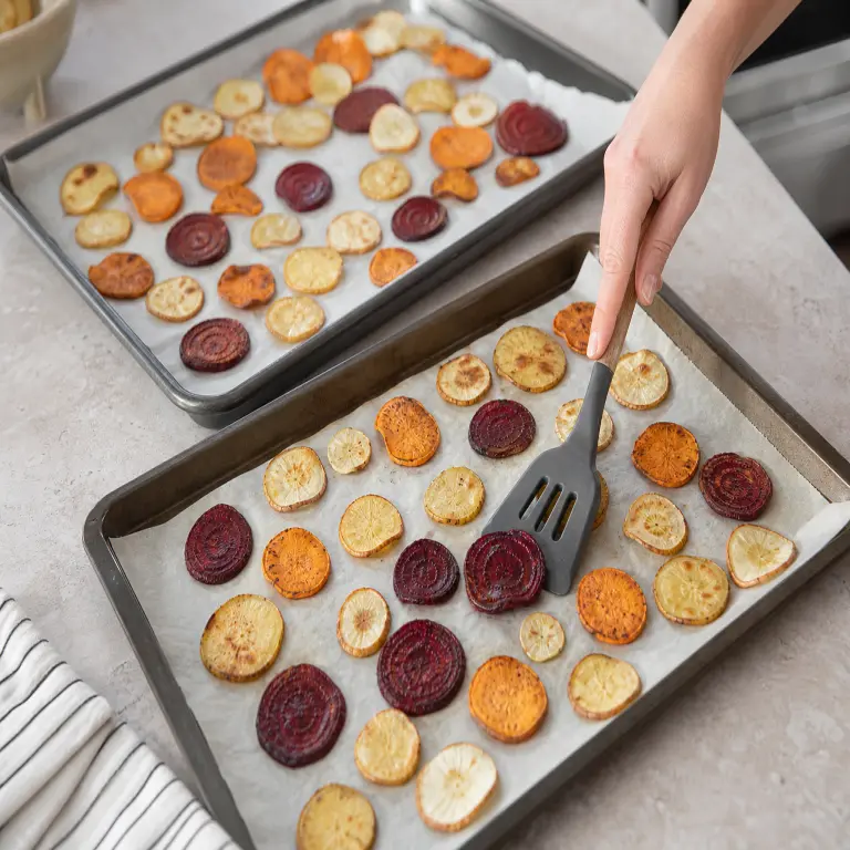 Chips de légumes · étape 3