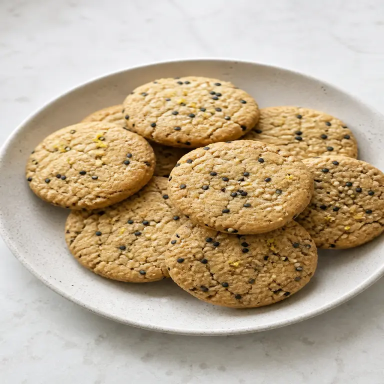 Cookies au citron et au tahini