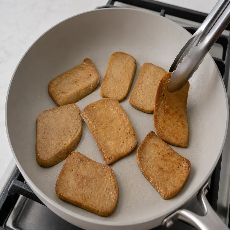 Bouchées de seitan et houmous · étape 2