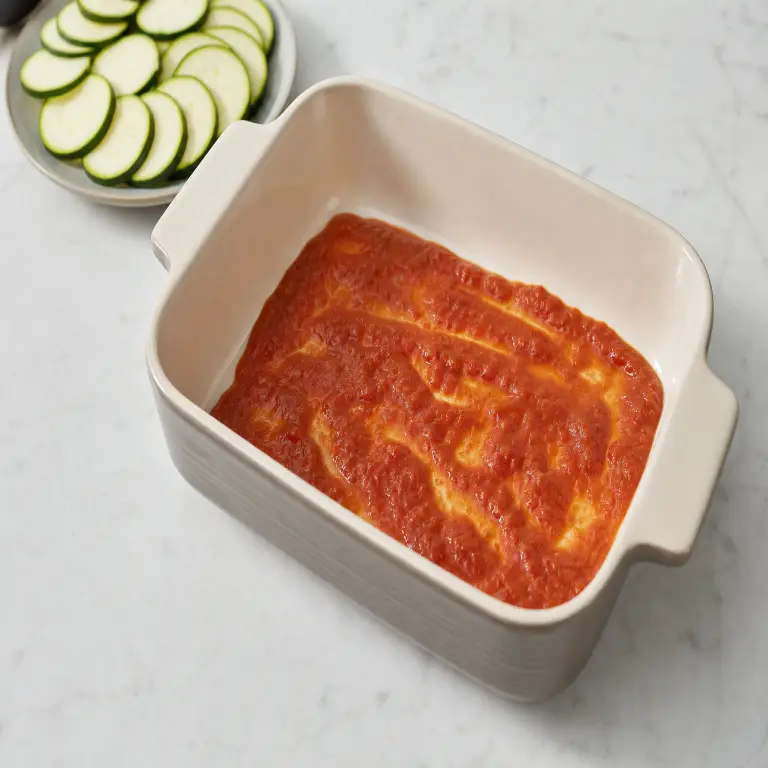 Manicotti de courgette · étape 1