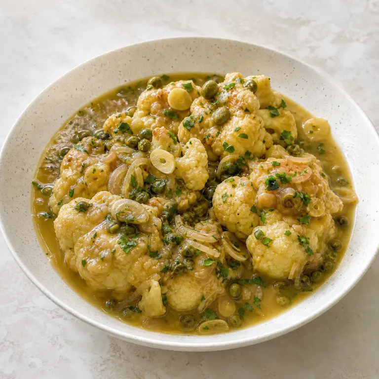 Chou-fleur piccata