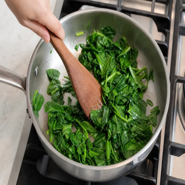 Tofu à la florentine · étape 4