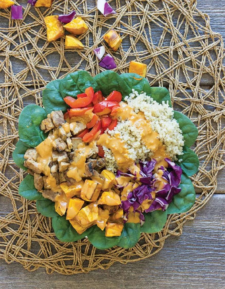 Buddha bowl au tempeh fumé
