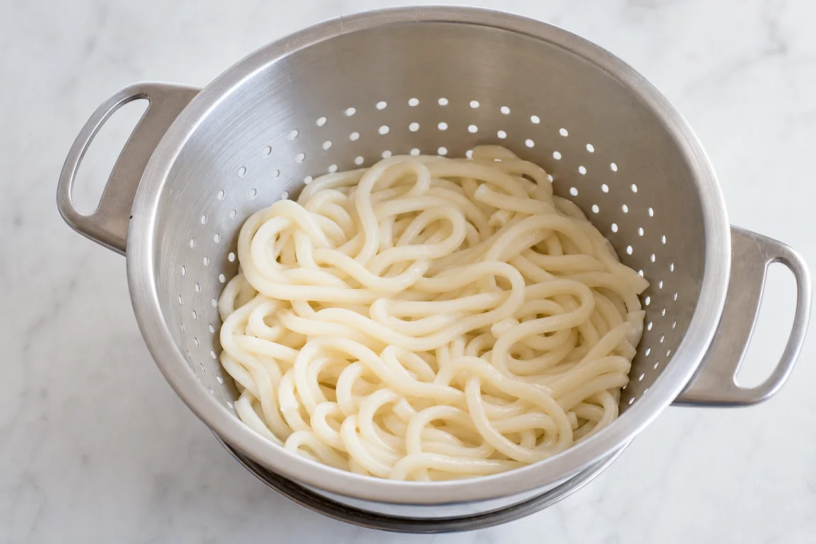 Illustration de l’étape « Étape 4 » pour la recette Tofu frit Hoisin avec sauce aux arachides–Udon.