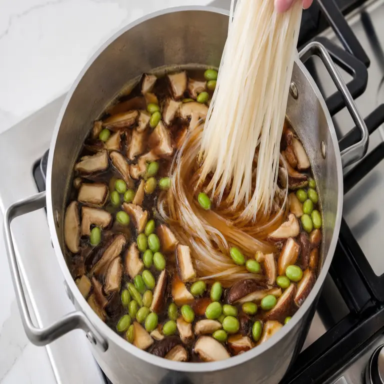 Soupe de nouilles façon phở · étape 3