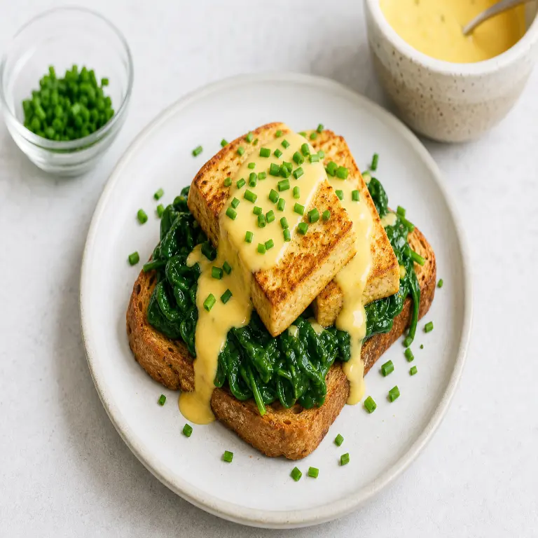 Tofu à la florentine · étape 5