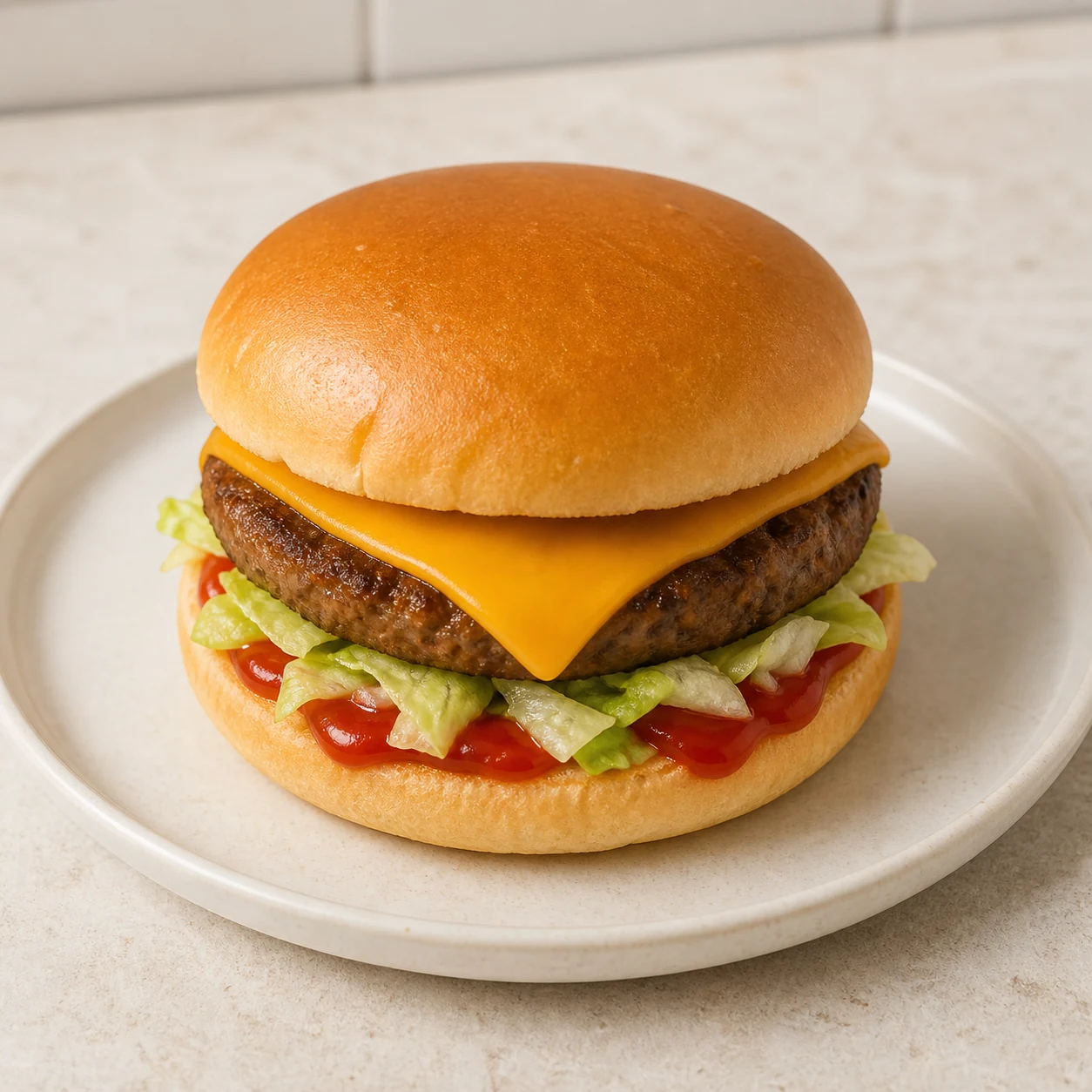 Cheeseburgers HappyVore — monter les burgers