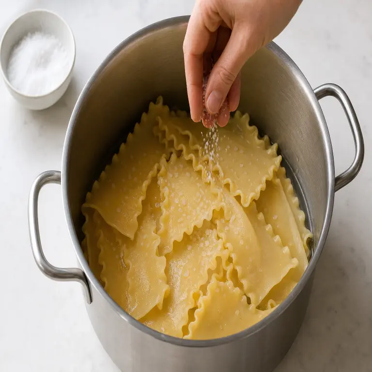 Lasagnes primavera · étape 2