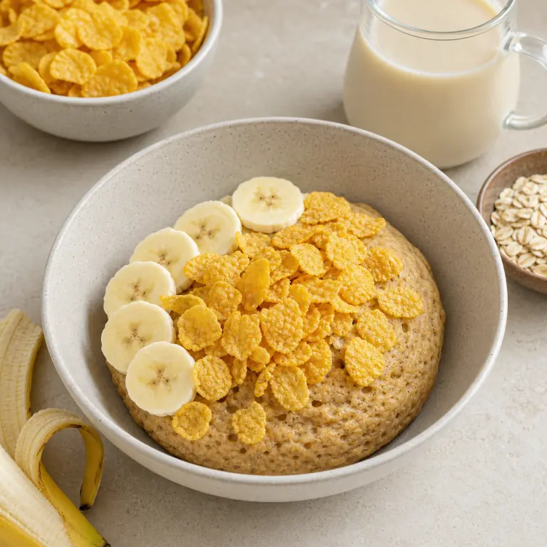 Pancake bowl avoine banane
