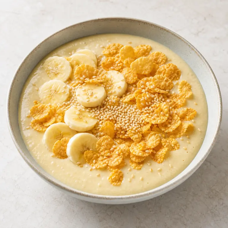 Smoothie bowl soja banane