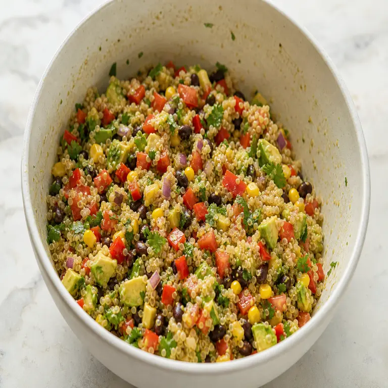 Salade de quinoa tex-mex · étape 3
