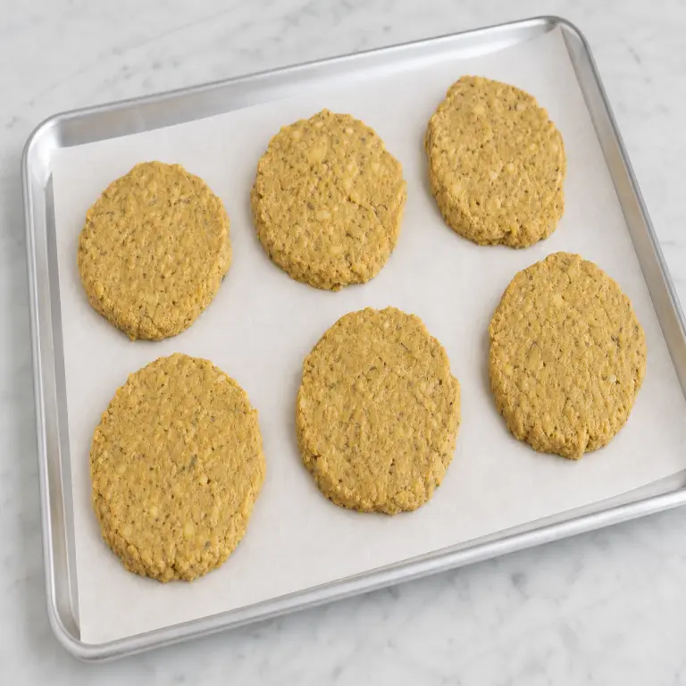 Galettes végétales façon poulet · étape 4