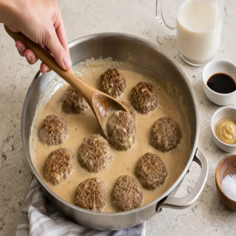 Boulettes de haricots à la scandinave · étape 7