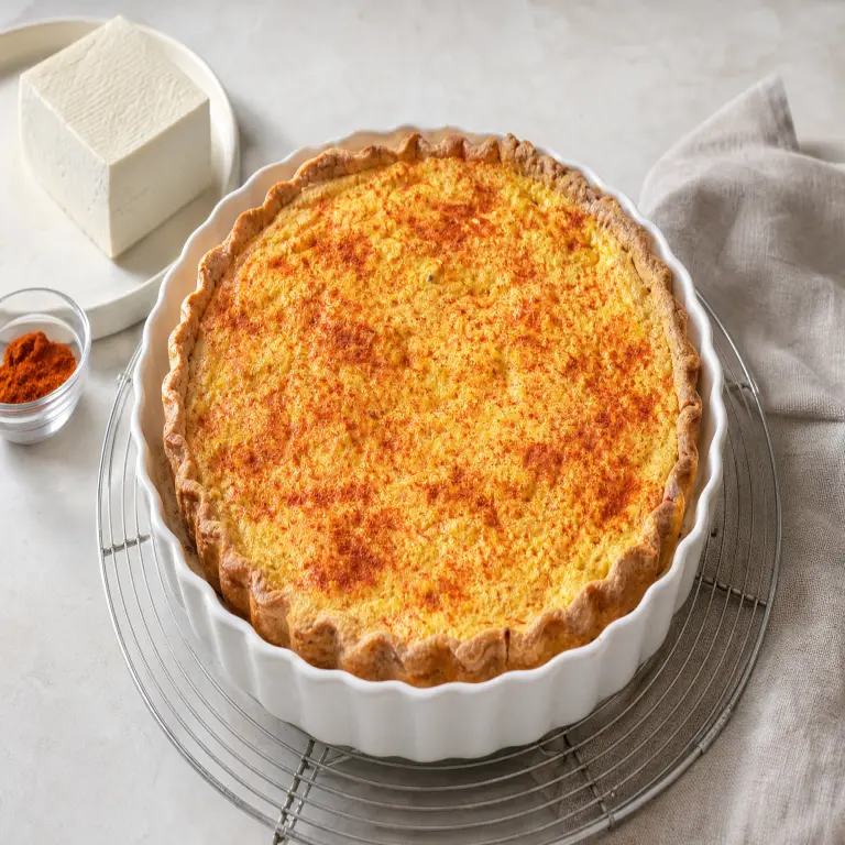 Quiche au brocoli et aux tomates séchées · étape 9