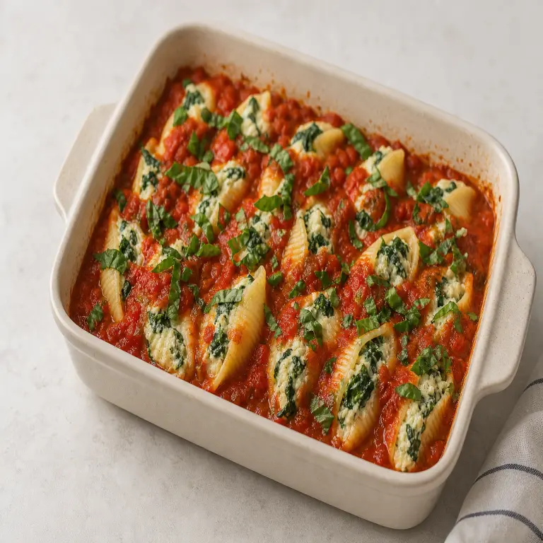 Conchiglioni farcis · étape 6