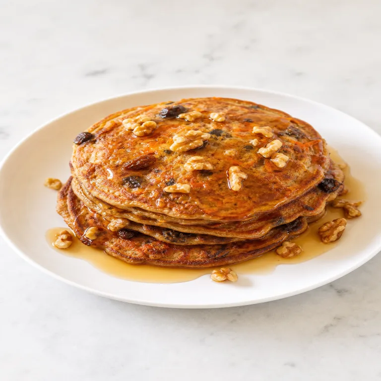 Pancakes façon gâteau aux carottes