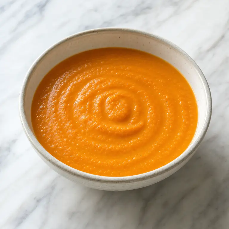 Sauce carotte-gingembre