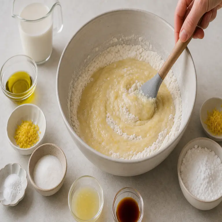 Cake au citron · étape 4