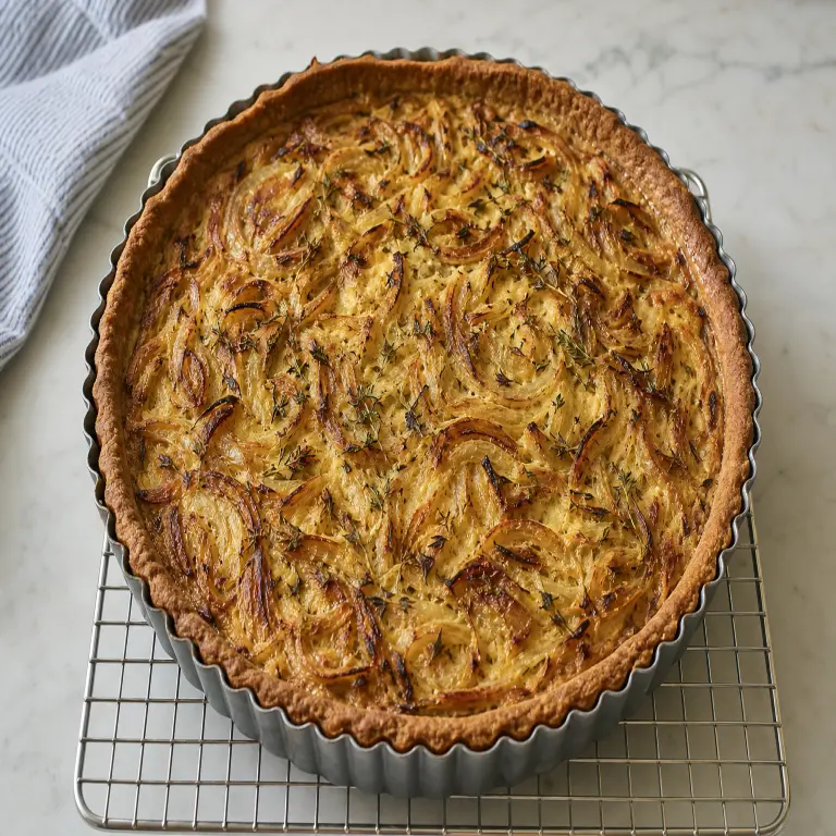 Tarte salée aux oignons · étape 6