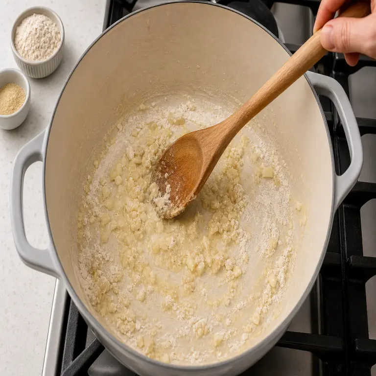 Tetrazzini végétal façon poulet · étape 4