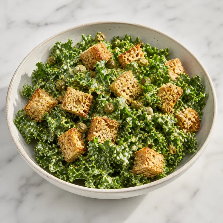 Salade César au chou kale