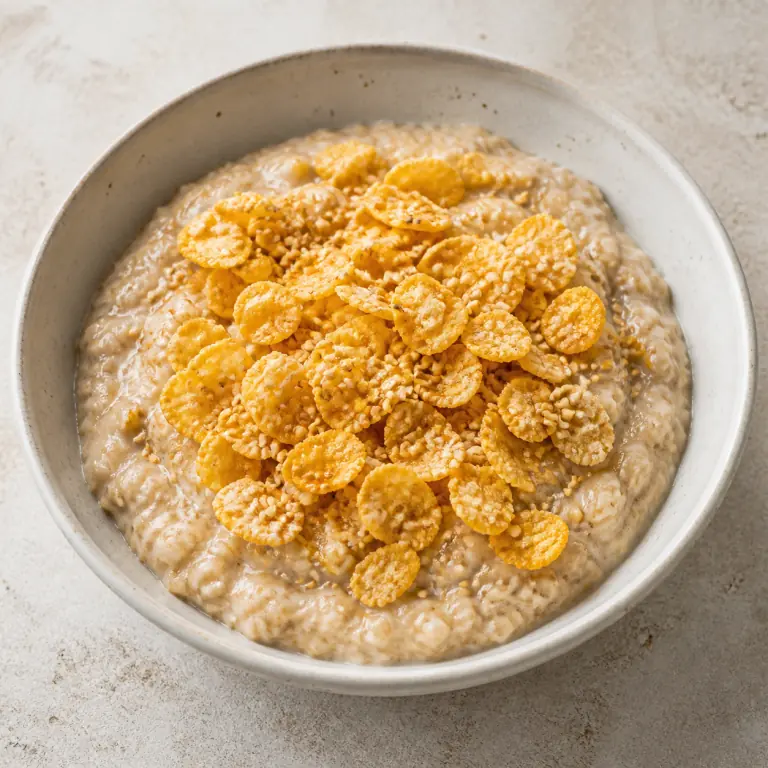 Porridge croustillant sésame
