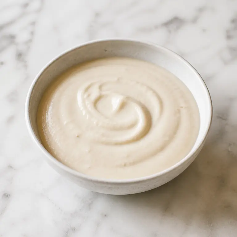 Sauce blanche crémeuse