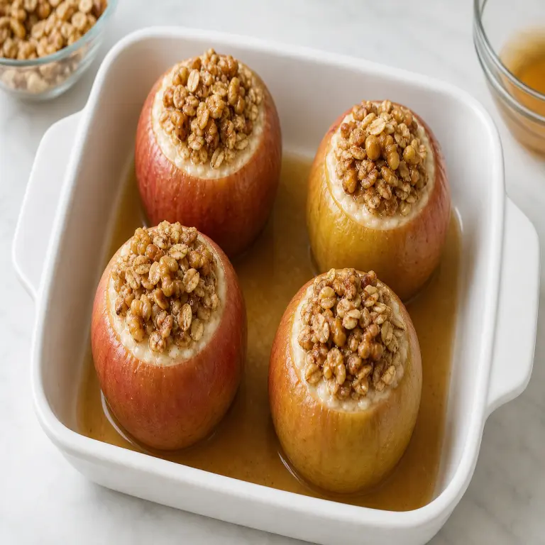 Pommes au four farcies façon cheesecake · étape 5