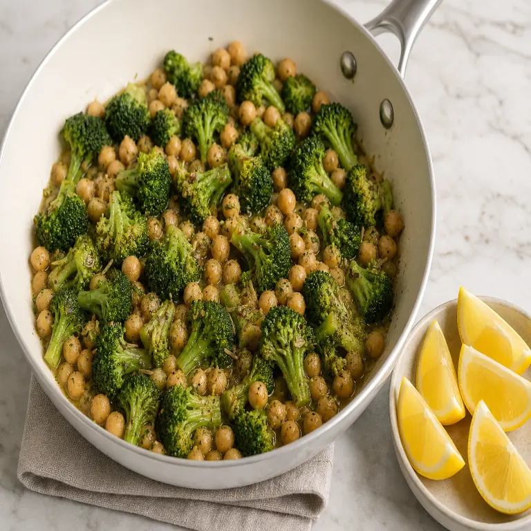 Brocoli au citron et au poivre · étape 3